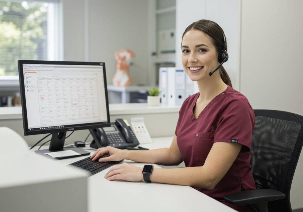 Secrétariat pour professions médicales, une solution efficace pour gérer les rendez-vous et appels des patients.