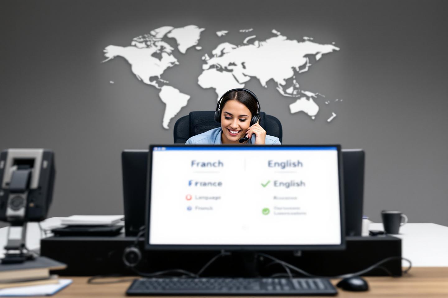 Service d'accueil téléphonique bilingue