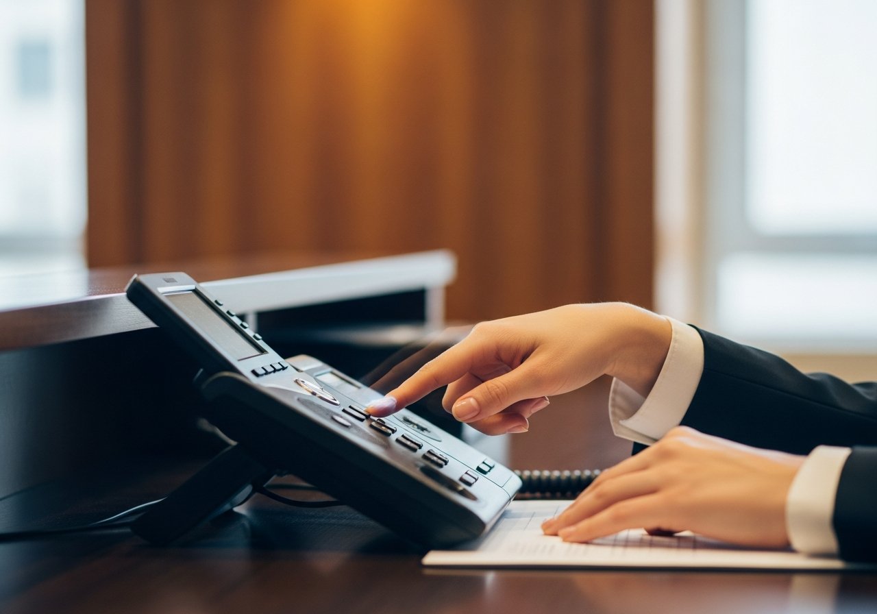 L'efficacité d'un accueil téléphonique pour notaires qui gère les appels avec discrétion et transfère les messages importants.