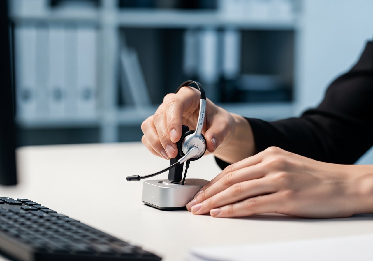 Schéma illustrant les bénéfices et l'efficacité obtenus en choisissant d'externaliser standard téléphonique.