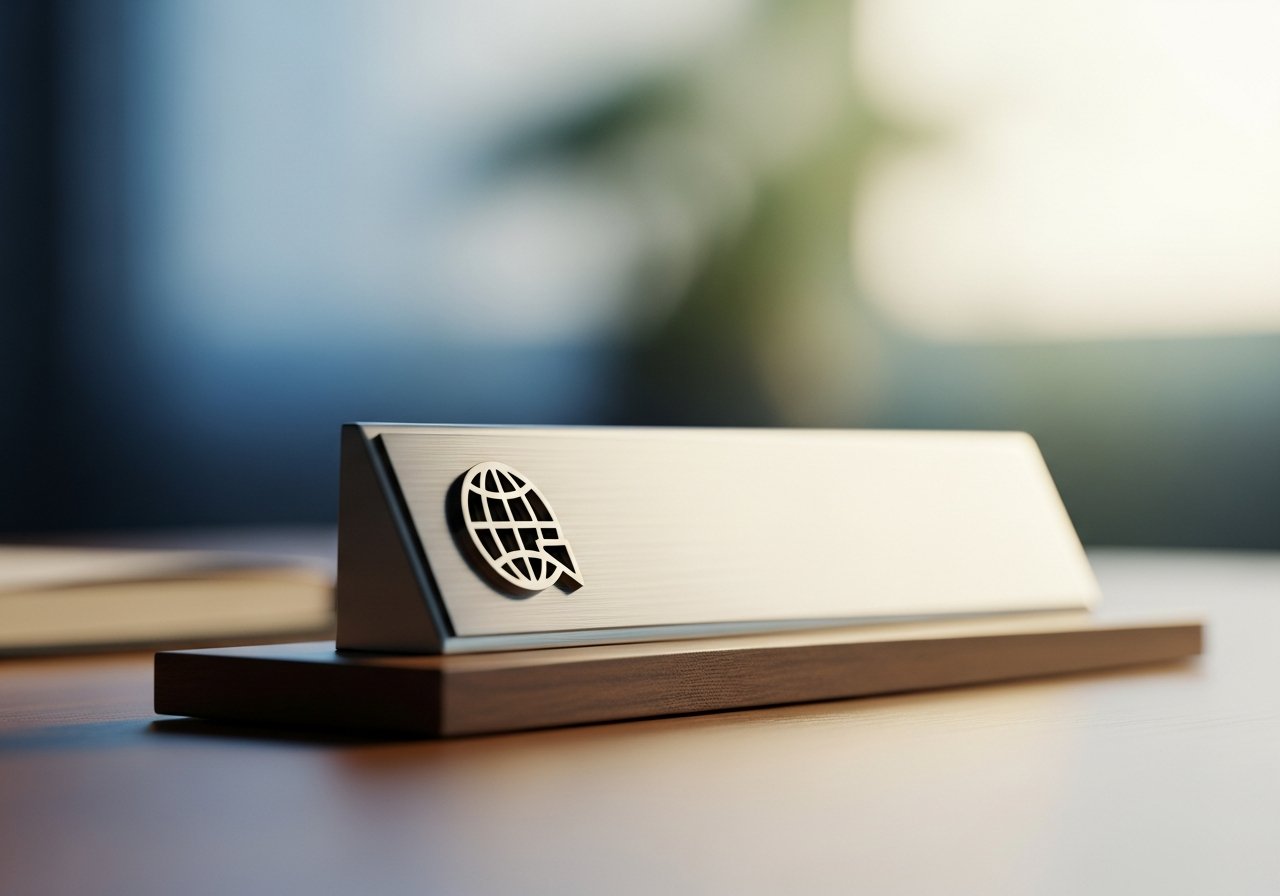 Ambiance de bureau moderne et connecté où une permanence téléphonique bilingue assure une communication fluide.