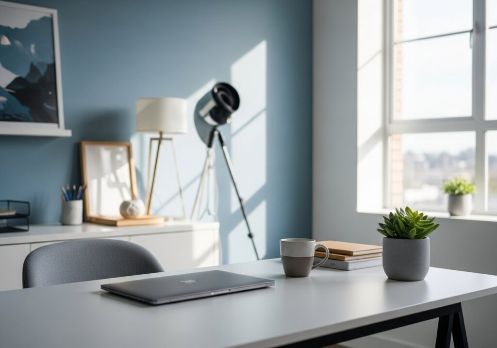 Vue d'ensemble d'une organisation professionnelle optimisée grâce à un service de télésecrétariat externalisé efficace.